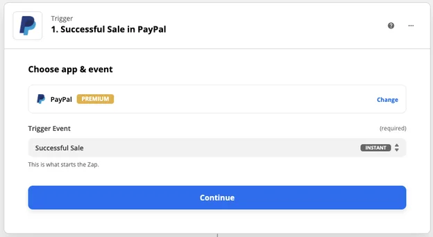 Screenshot 3 for How do I set up my eWebinar so people must purchase it via a third-party payment processor, like PayPal, before attending?