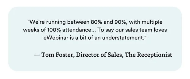 Tom Foster - Director of Sales - The Receptionist