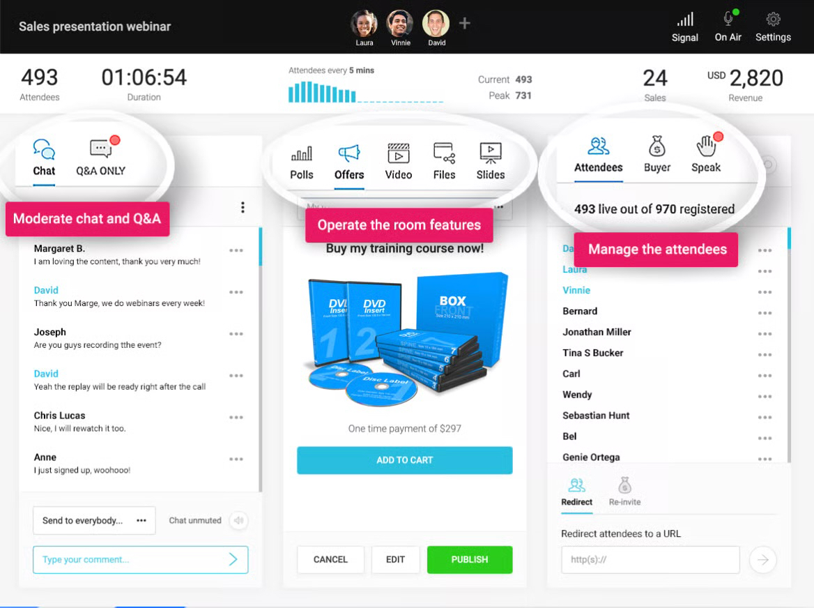 EverWebinar homepage