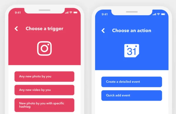 Integrations through IFTTT
