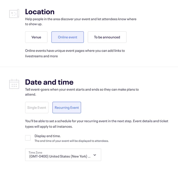 Screenshot 6 for How do I set up my eWebinar so people must purchase it via a third-party payment processor, like PayPal, before attending?