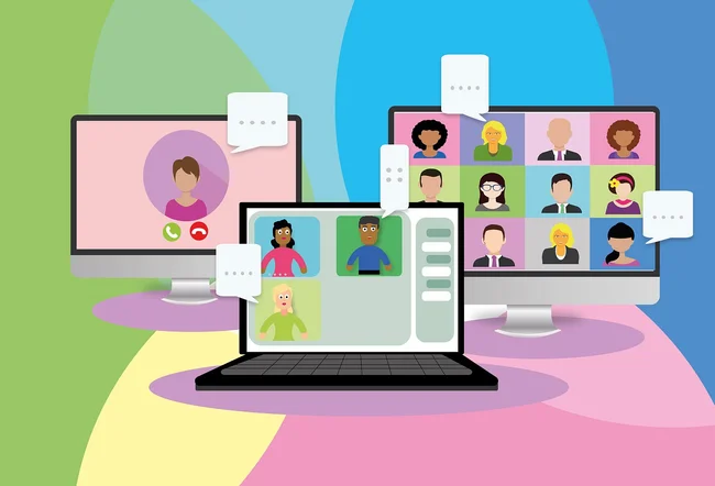 online staff meeting