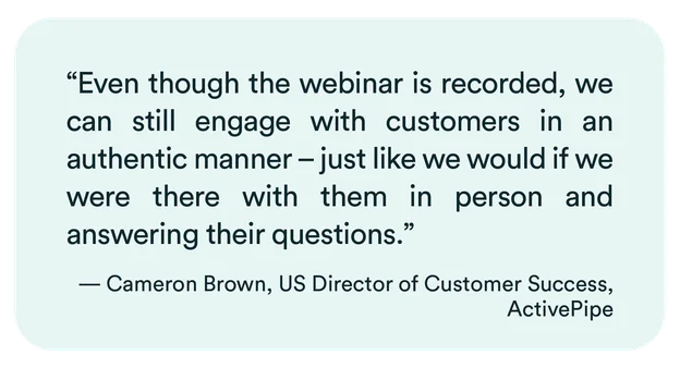 Cameron Brown quote