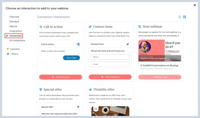 conversion interactions v3