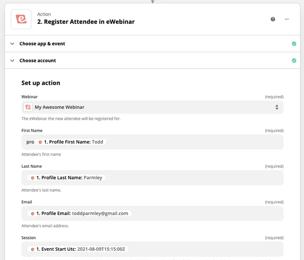 Screenshot 10 for How do I set up my eWebinar so people must purchase it via a third-party payment processor, like PayPal, before attending?