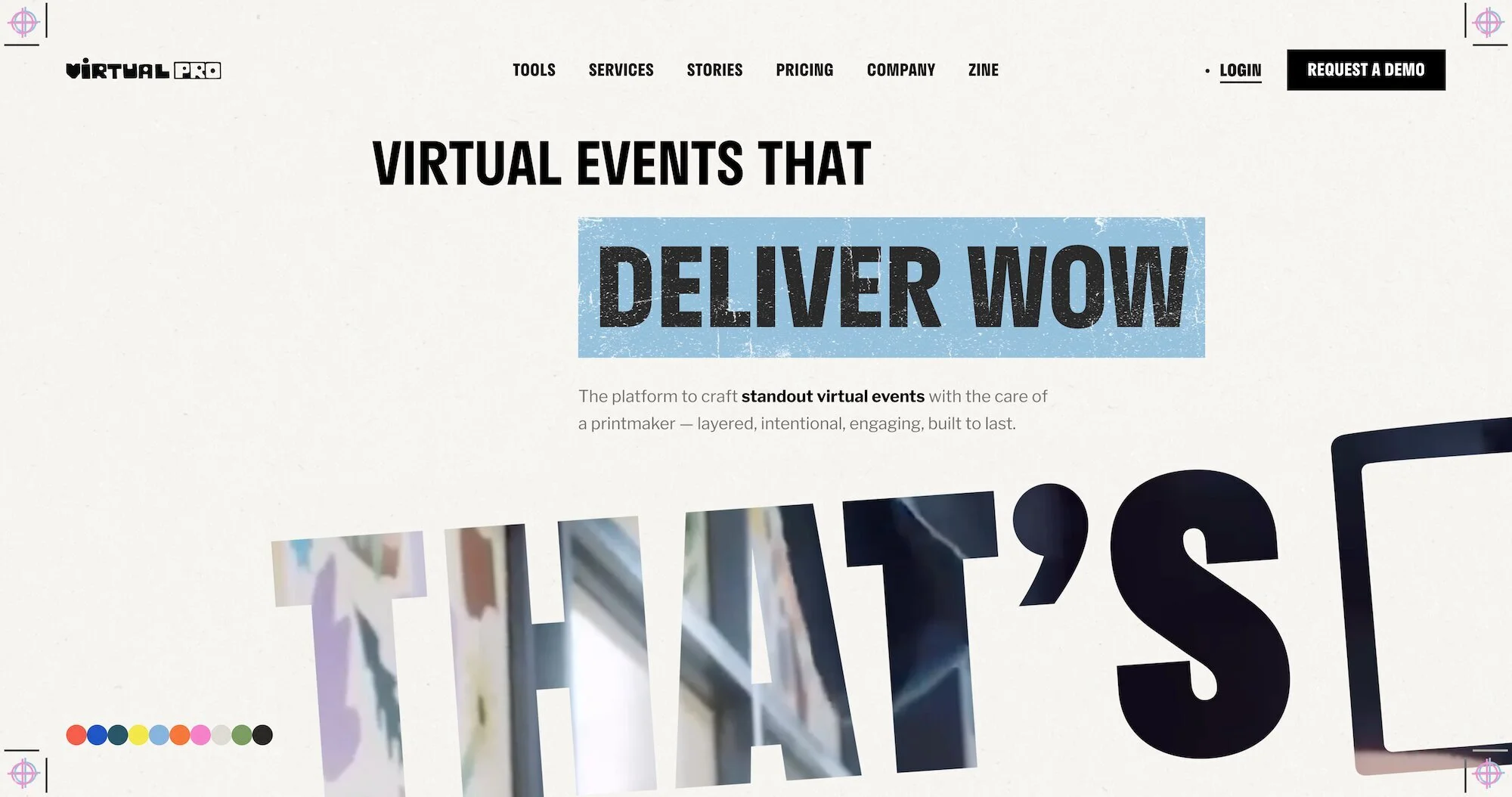 Virtual Pro homepage: Virtual Events That DELIVER WOW