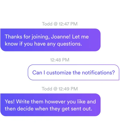 eWebinar chat