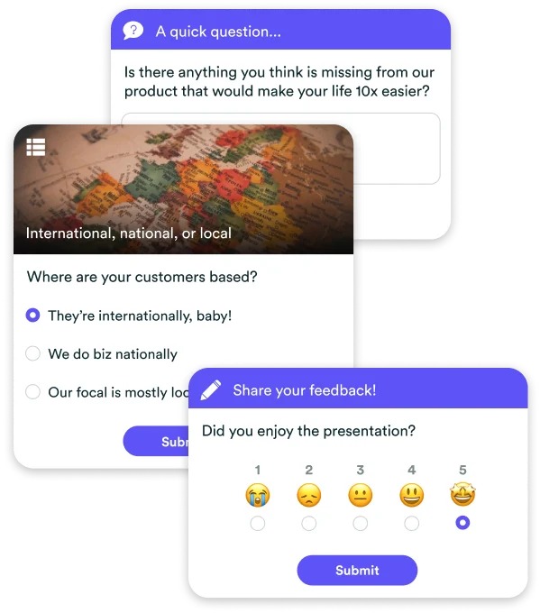 Share your feedback and questions