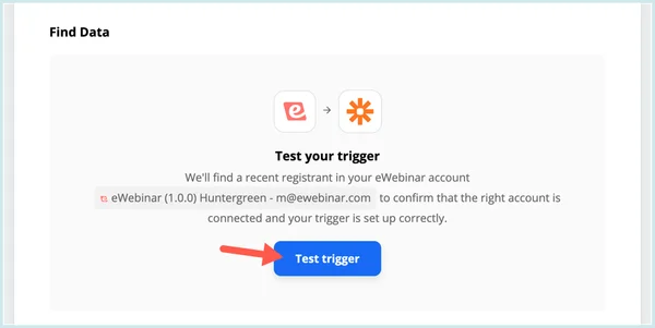 Screenshot 11 for How can I use Zapier to integrate eWebinar with other products?