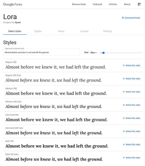Screenshot 3 for How can I use a custom font on my registration pages?