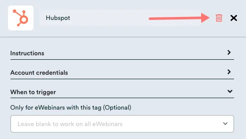 Screenshot 4 for How does eWebinar integrate with HubSpot?