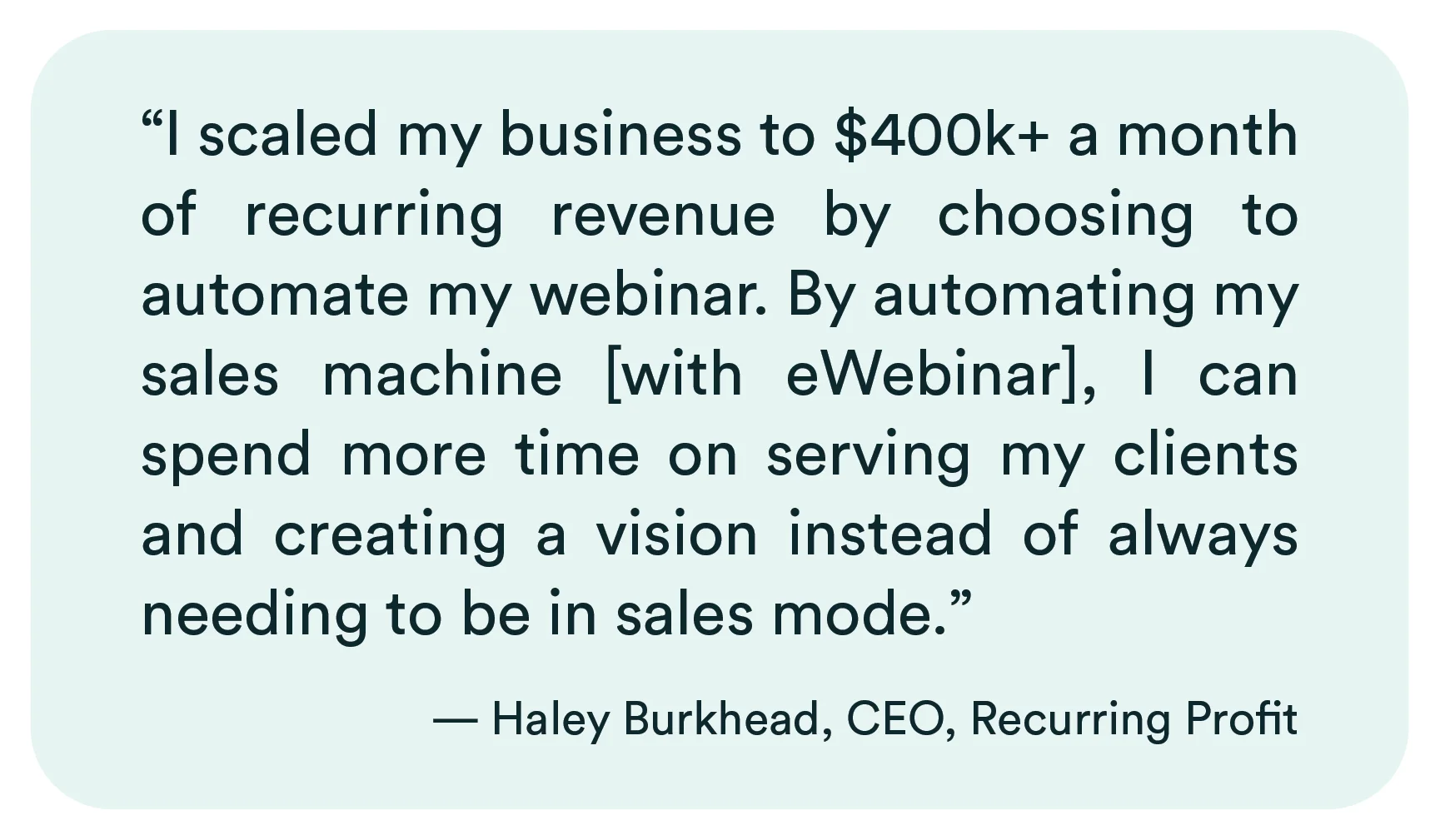 Recurring-Profit-eWebinar-Testimonial-Haley-Burkhead