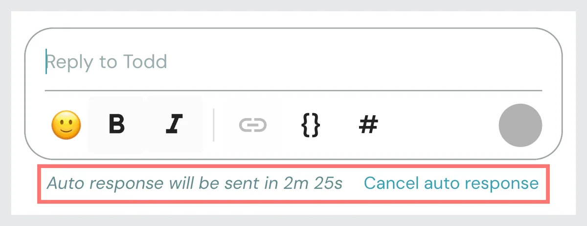 cancel auto response v2