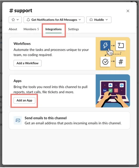 Slack Troubleshooting - Add an APP