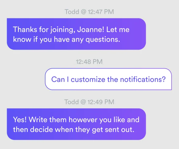 Automated Webinar Chat Conversation