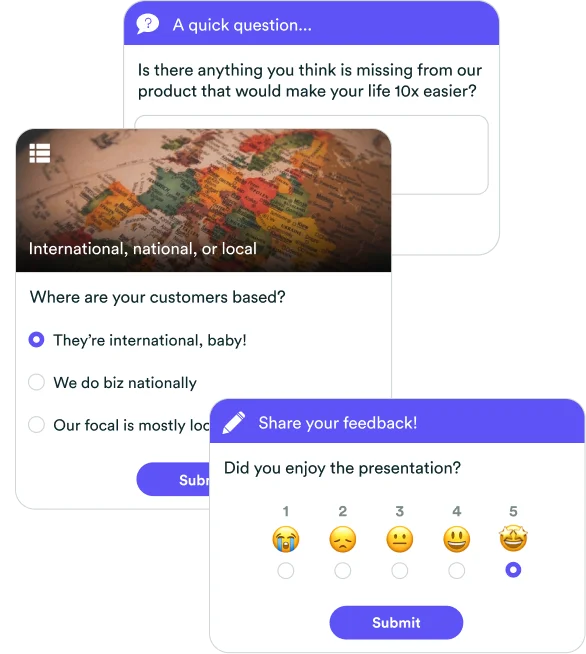eWebinar interactions