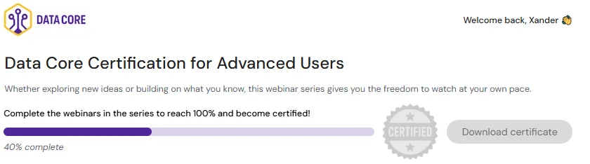 progress bar series