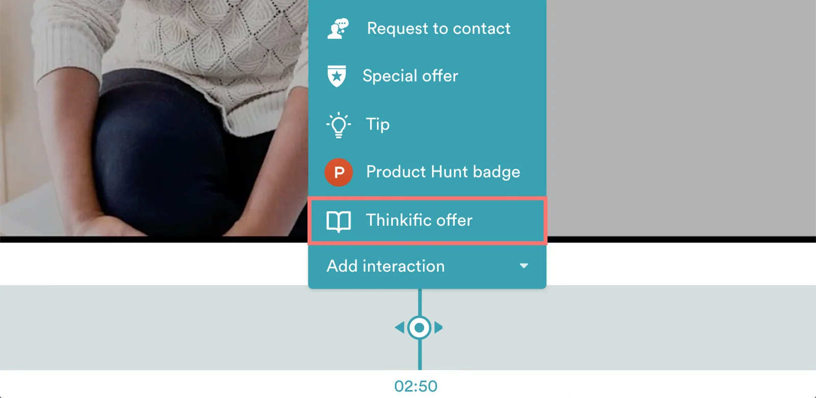 Screenshot 5 for What is the eWebinar integration with Thinkific and how do I set it up? + Thinkific FAQ
