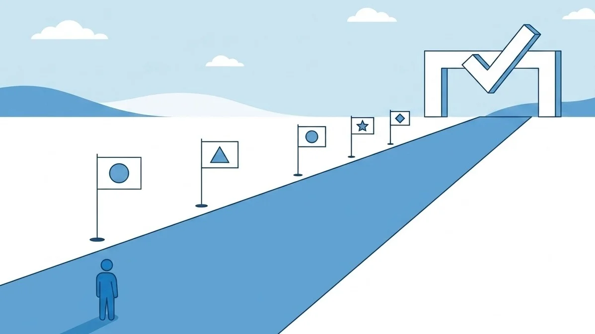 Onboarding journey graphic