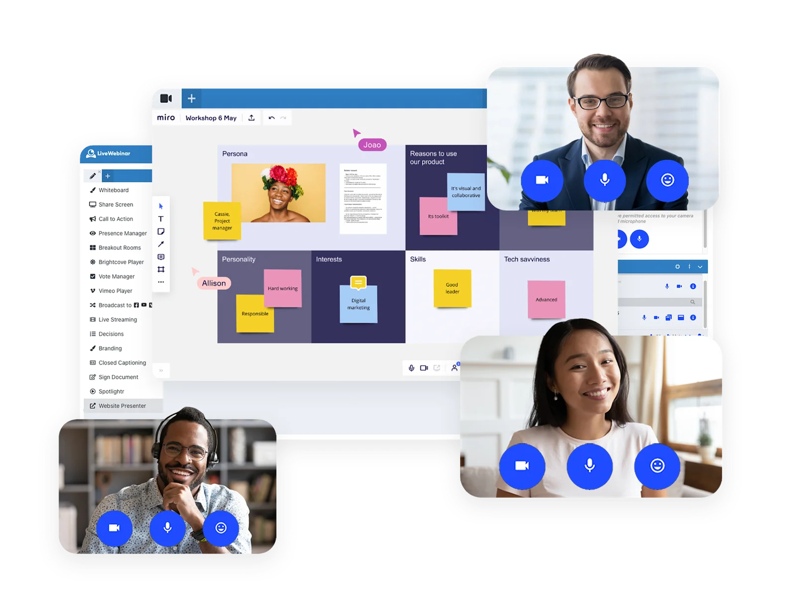 LiveWebinar homepage