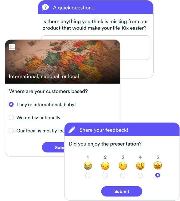 eWebinar interactions