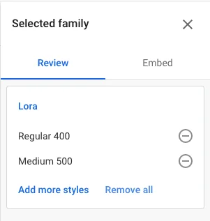 Screenshot 4 for How can I use a custom font on my registration pages?