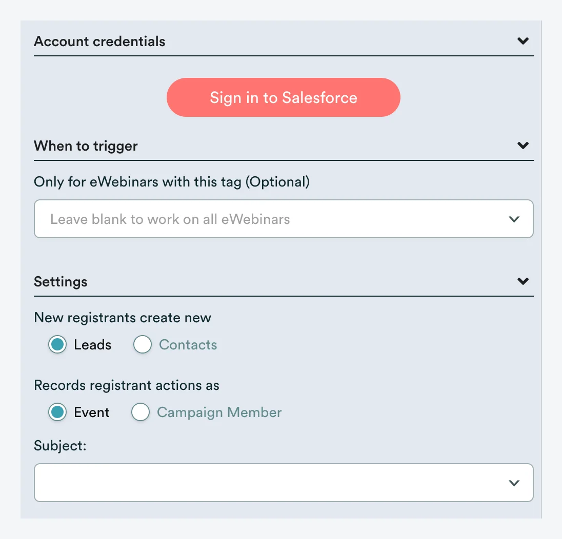 salesforce integration setup