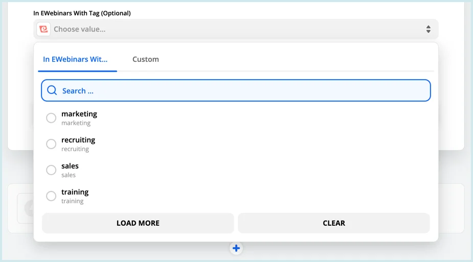 Screenshot 10 for How can I use Zapier to integrate eWebinar with other products?