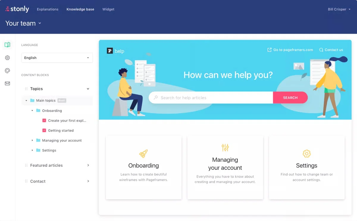 Arrows homepage