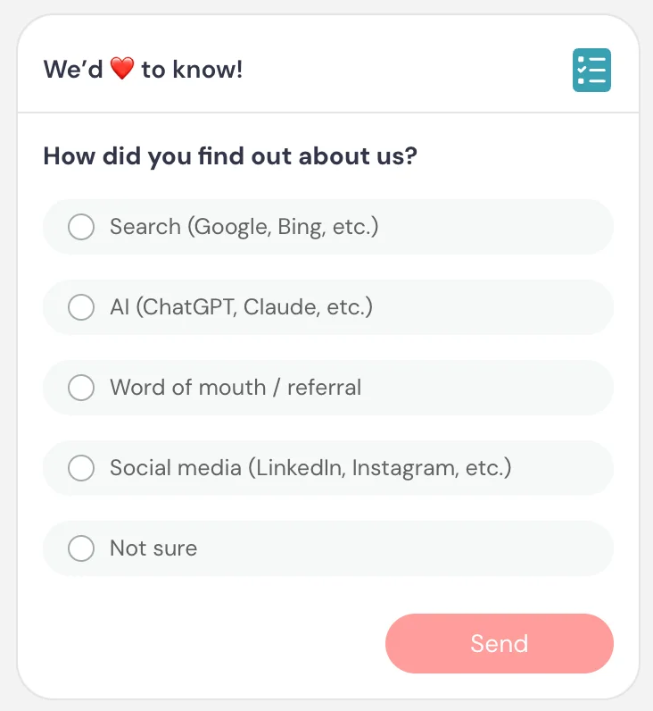 We’d love to know poll interaction