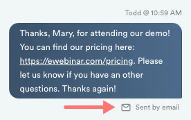 Screenshot 12 for How does chat work in eWebinar? + Chat FAQ