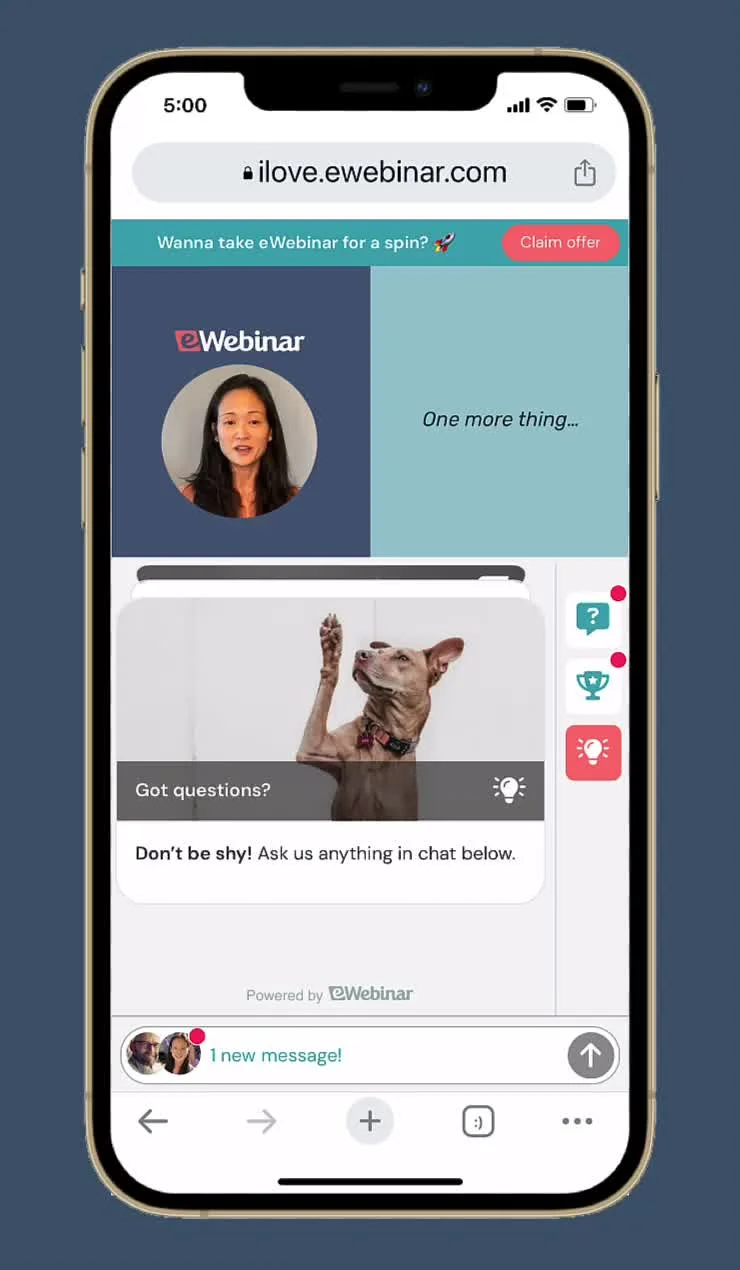 Mobile attendee experience