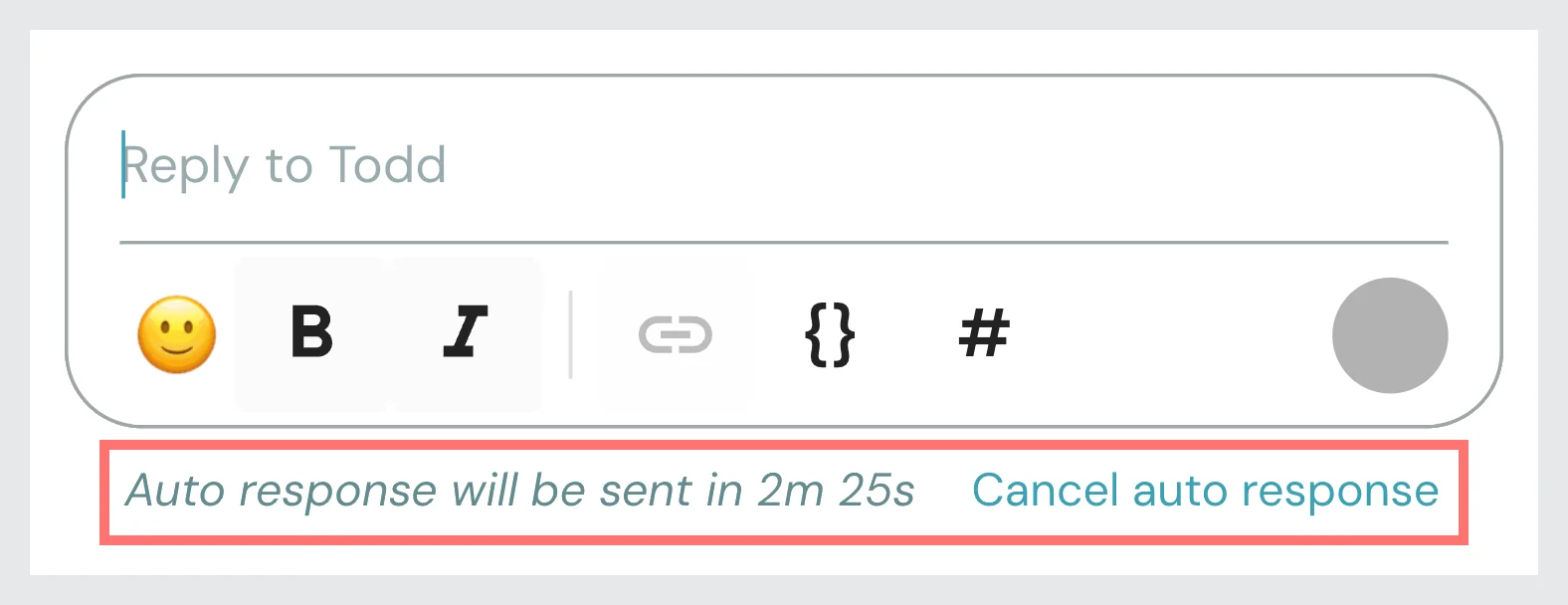 cancel auto response v2