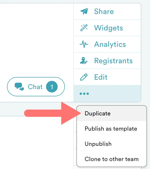 Screenshot 2 for How do I replace a video and add closed captions in my eWebinar?