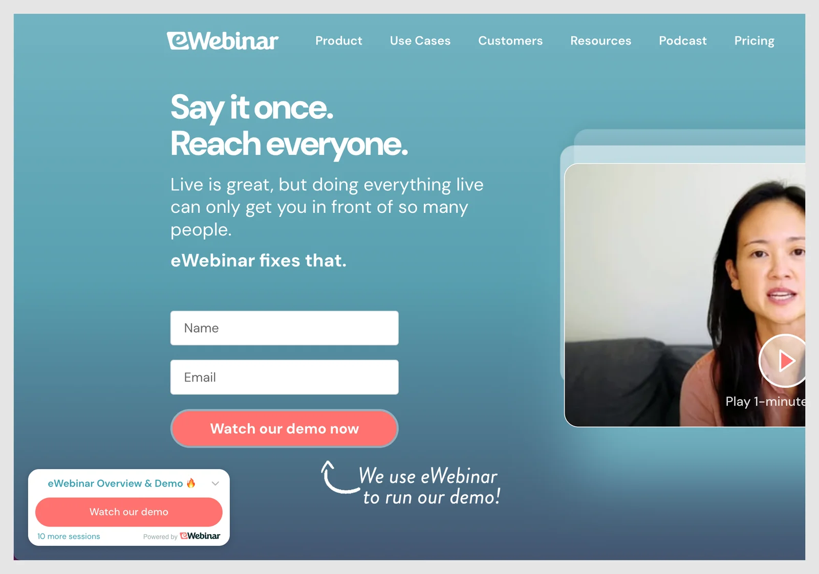 pop-up and embedded form widgets