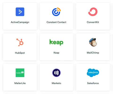 CRM integrations for targeted follow-up