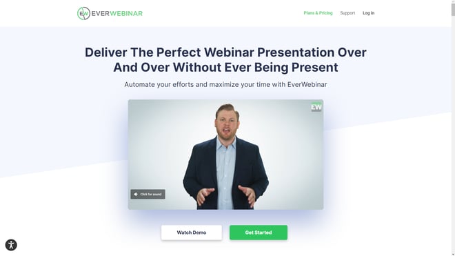 EverWebinar Homepage