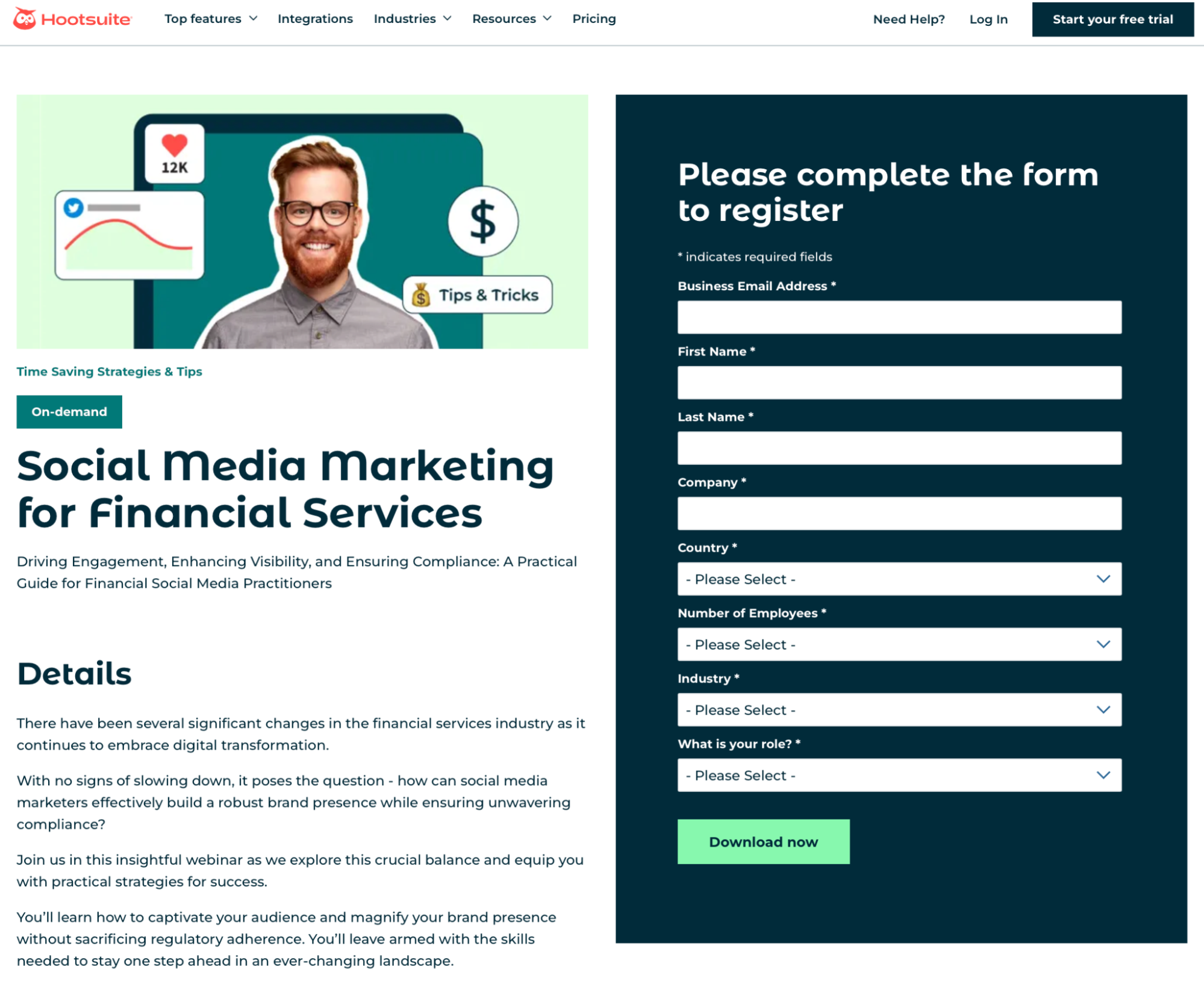 28 Webinar Landing Page Examples to Copy in 2025