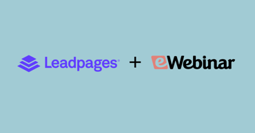 Leadpages and eWebinar logos