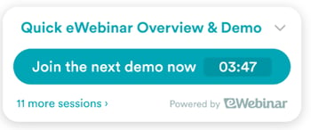 Quick eWebinar Overview and Demo