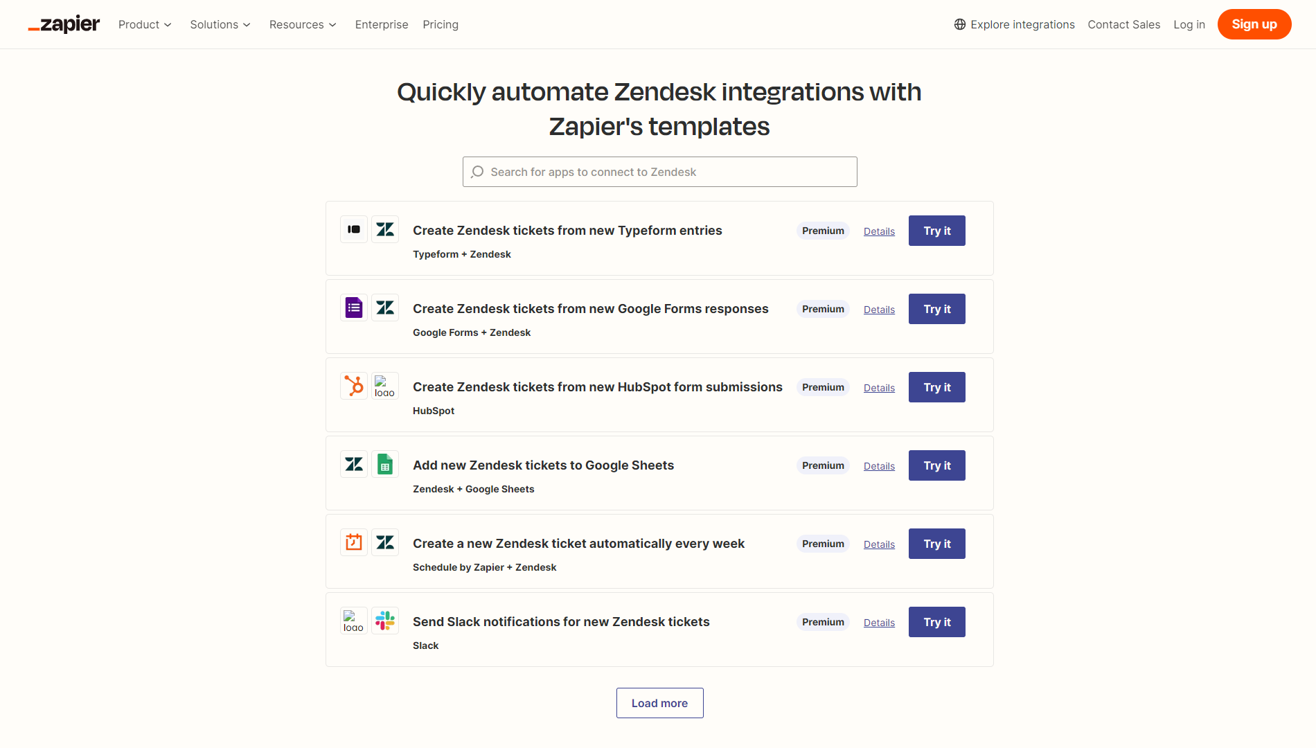 Zendesk-Zapier-integration