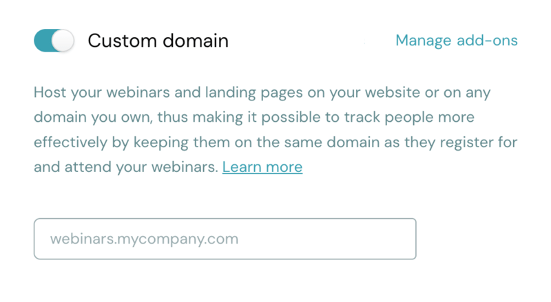custom domain
