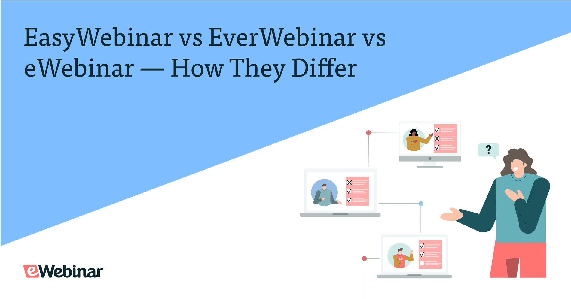 EasyWebinar vs EverWebinar vs eWebinar — How They Differ