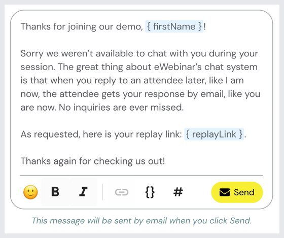 offline response v3