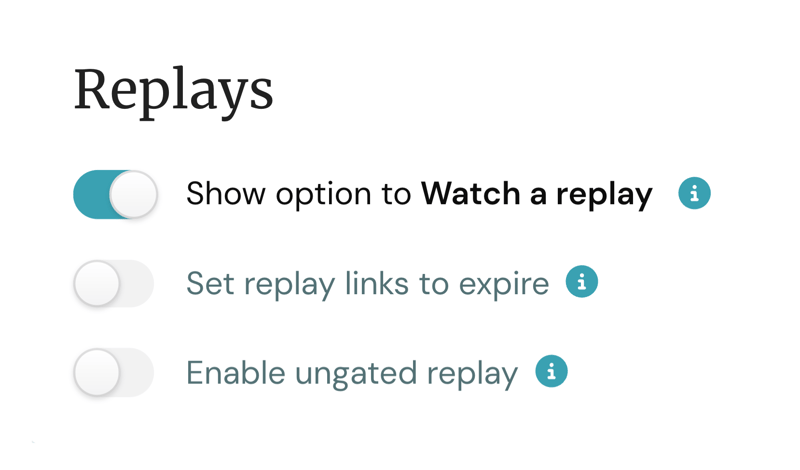 replays