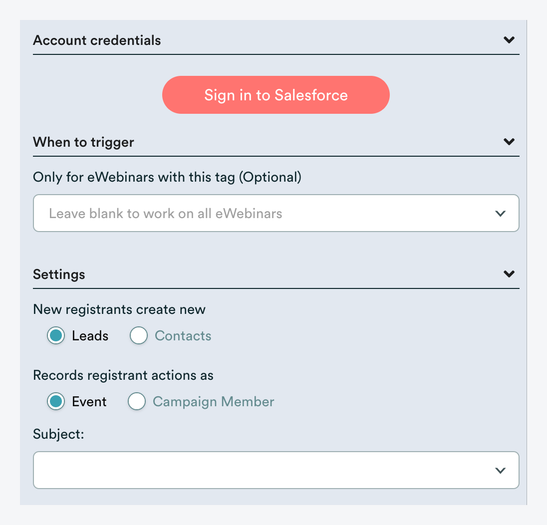 salesforce integration setup
