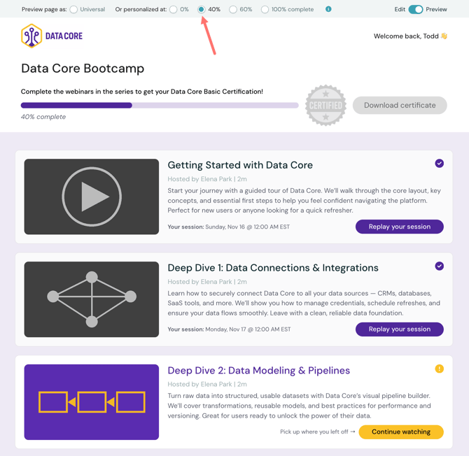 series landing preview
