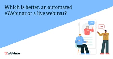 Image of a webinar session on mobile with people conversing