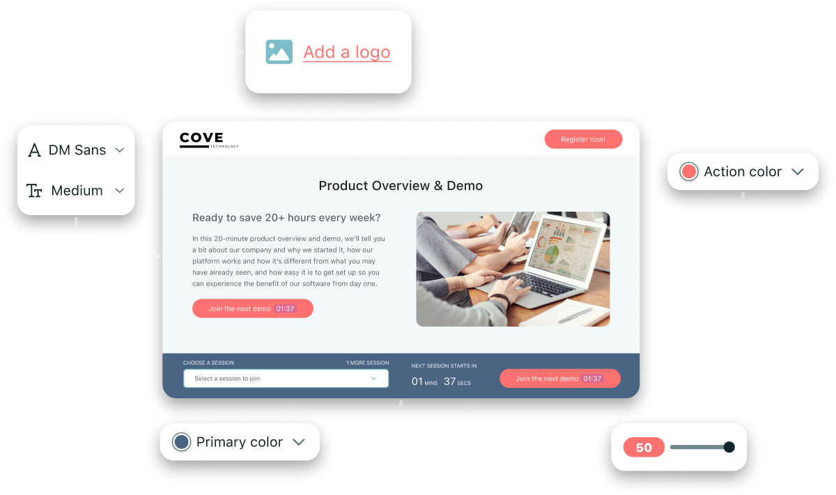 Branding Feature Detail Page eWebinar