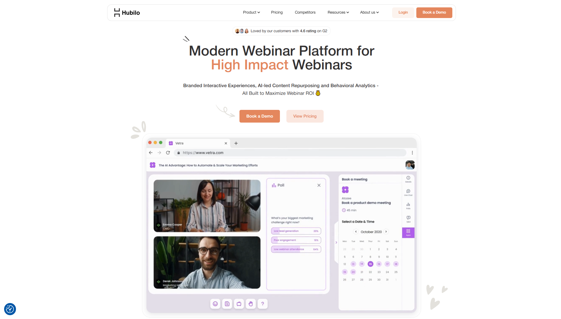 Hubilo-homepage